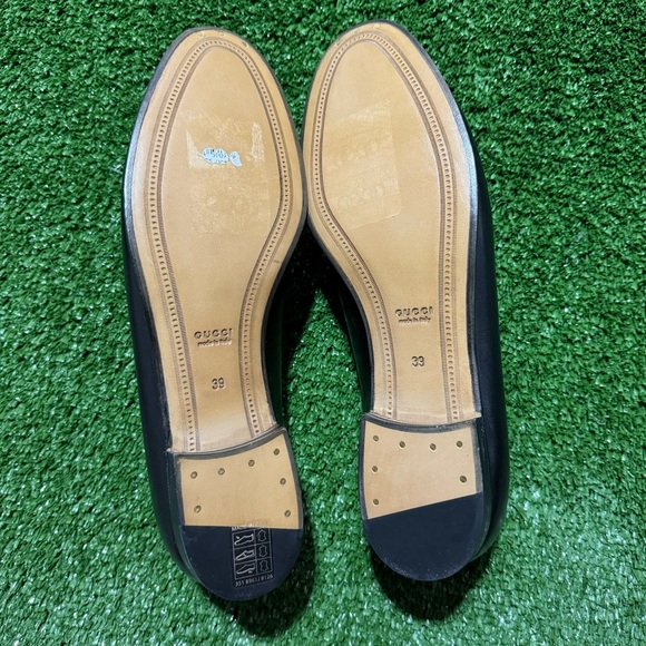 GUCCI Jordaan Leather Bit Loafers - Picture 11 of 14